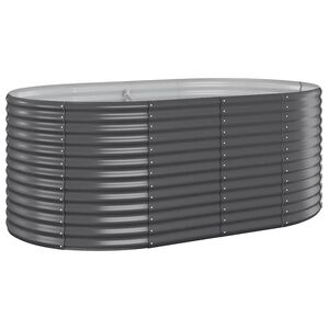 vidaXL Vyv&yacute;&scaron;en&yacute; z&aacute;hon pozinkovan&aacute; ocel 175x100x68 cm antracitov&yacute;