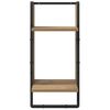 vidaXL Sada nástěnných polic 6 pcs Artisanový dub 100 x 25 x 30 cm