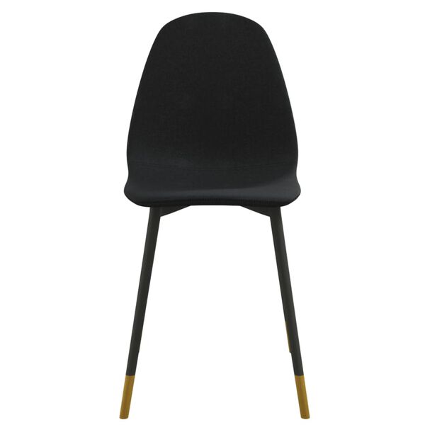 vidaXL J&iacute;deln&iacute; židle 2 ks čern&eacute; textil