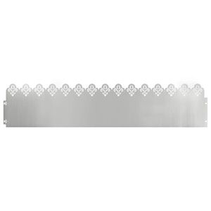 vidaXL Obrubn&iacute;ky tr&aacute;vn&iacute;ku 10 ks 103 x 0,05 x 22 cm Pozinkovan&aacute; ocel