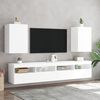 vidaXL Nástěnné TV skříňky 2 ks bílé 40,5x30x60 cm kompozitní dřevo