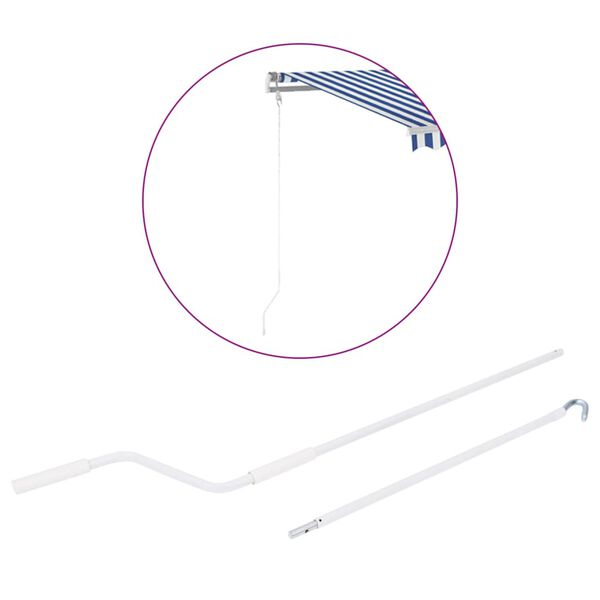 vidaXL N&aacute;hradn&iacute; ručn&iacute; klika pro mark&yacute;zu 150 cm