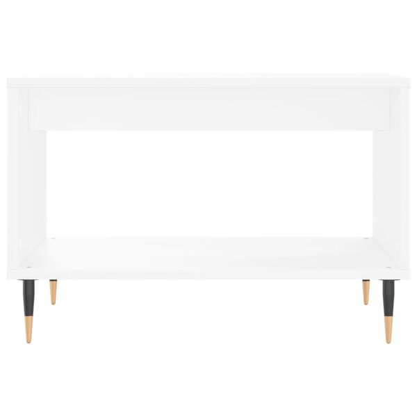 vidaXL Konferenčn&iacute; stolek b&iacute;l&yacute; 60 x 50 x 40 cm kompozitn&iacute; dřevo