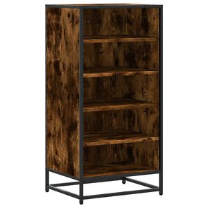 vidaXL Botn&iacute;k kouřov&yacute; dub 48x38x97,5 cm kompozitn&iacute; dřevo