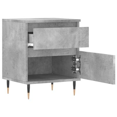 vidaXL Noční stolky 2 ks betonově šedé 40x35x50 cm kompozitní dřevo