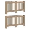 vidaXL Kryt radi&aacute;toru 2 ks Dub sonoma 152 x 19 x 81,5 cm