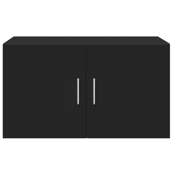 vidaXL N&aacute;stěnn&aacute; skř&iacute;ňka čern&aacute; 70 x 42,5 x 40 cm kompozitn&iacute; dřevo