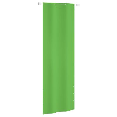 vidaXL Balkonová zástěna světle zelená 80 x 240 cm oxfordská látka