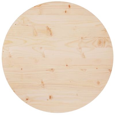 vidaXL Stolní deska Ø 70 x 2,5 cm masivní borové dřevo