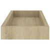 vidaXL N&aacute;stěnn&eacute; police Loggia 2 ks dub 40 x 15 x 4 cm MDF