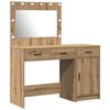 vidaXL Kosmetick&yacute; stůl 2 pcs Hněd&aacute; 40 x 41 x 75 cm Kompozitn&iacute; dřevo