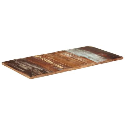vidaXL Stolní deska 120 x 60 x (2,5–2,7) cm masivní recyklované dřevo