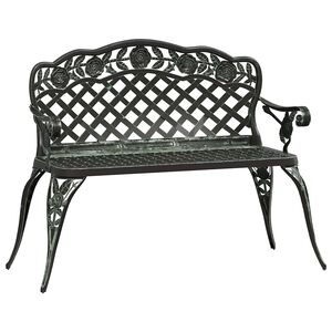 vidaXL Zahradn&iacute; lavice 108 cm lit&yacute; hlin&iacute;k zelen&aacute;