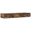 vidaXL Z&aacute;suvky pod postel Kouřov&yacute; dub 120 x 36,5 x 16,5 cm