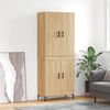 vidaXL Skř&iacute;ň highboard dub sonoma 69,5 x 34 x 180 cm kompozitn&iacute; dřevo