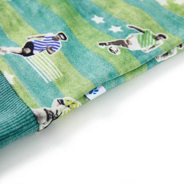 Dětsk&aacute; mikina světle zelen&aacute; melanž 104