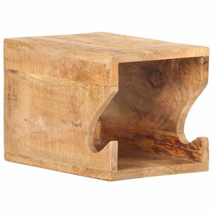 vidaXL N&aacute;stěnn&yacute; drž&aacute;k na kolo 35x25x25 cm masivn&iacute; hrub&yacute; mangovn&iacute;k