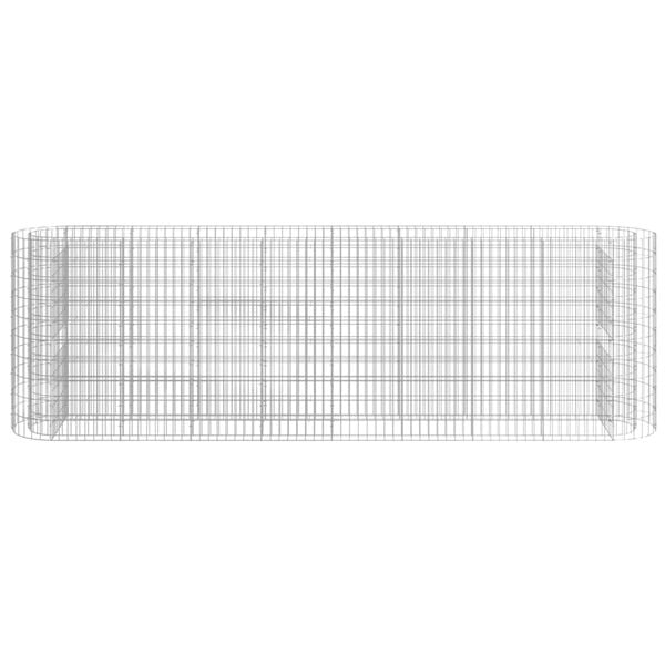vidaXL Gabionový vyvýšený záhon pozinkované železo 330 x 50 x 100 cm