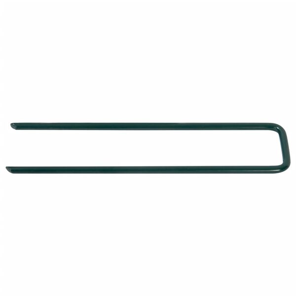 vidaXL Hřeb&iacute;ky do uměl&eacute; tr&aacute;vy ve tvaru U 50 ks železo