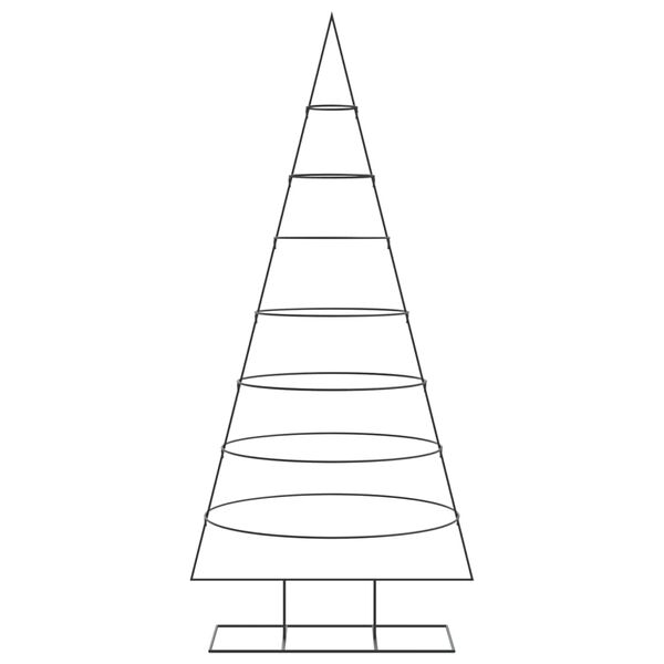 vidaXL Kovov&yacute; v&aacute;nočn&iacute; stromeček pro dekorace čern&yacute; 210 cm