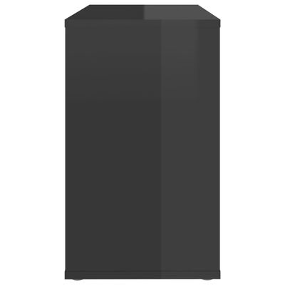 vidaXL Odkládací skříňka šedá s vysokým leskem 60x30x50 cm dřevotříska