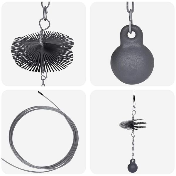 Kulat&yacute; kart&aacute;č na či&scaron;těn&iacute; kom&iacute;nů průměr 15 cm