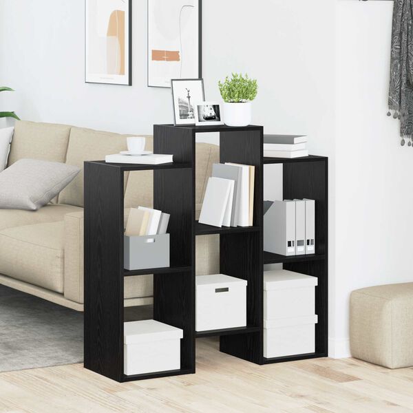 vidaXL Serv&iacute;rovac&iacute; skř&iacute;ň Čern&yacute; dub 90 x 30 x 90 cm