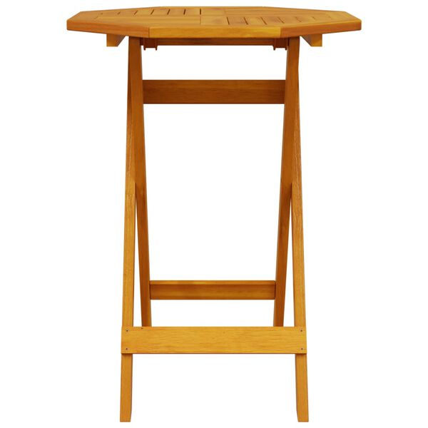 vidaXL 3d&iacute;ln&yacute; skl&aacute;dac&iacute; bistro set masivn&iacute; ak&aacute;ciov&eacute; dřevo