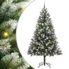 vidaXL Uměl&yacute; v&aacute;nočn&iacute; stromeček s uměl&yacute;m sněhem 300 LED Tepl&aacute; b&iacute;l&aacute;