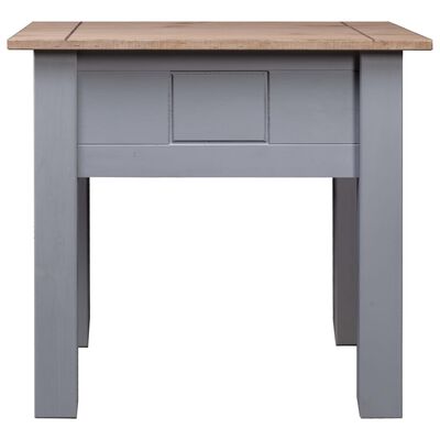 vidaXL Noční stolek šedý 50,5 x 50,5 x 52,5 cm borovice řada Panama