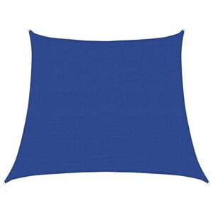 vidaXL St&iacute;nic&iacute; plachta 160 g/m&sup2; lichoběžn&iacute;k modr&aacute; 3/4 x 3 m HDPE
