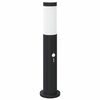vidaXL Sloupkov&eacute; sv&iacute;tidlo se senzorem 50 cm nerezov&aacute; ocel IP44