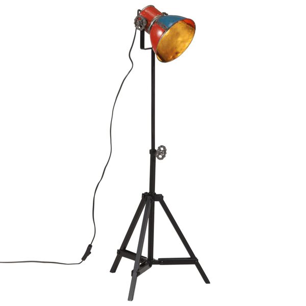 vidaXL Stojac&iacute; lampa 25 W v&iacute;cebarevn&aacute; 35 x 35 x 65/95 cm E27