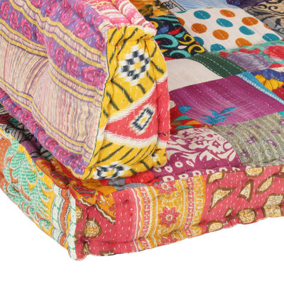vidaXL Poduška na pohovku z palet vícebarevná textil patchwork
