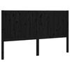 vidaXL Čelo postele čern&eacute; 205,5 x 4 x 100 cm masivn&iacute; borovice