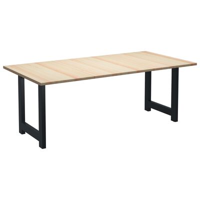 vidaXL Jídelní stůl 220 x 100 x 76 cm borové dřevo
