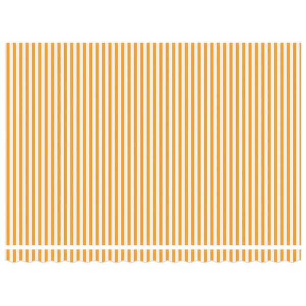 vidaXL Budsorovateln&eacute; zastře&scaron;en&iacute; Žlut&aacute; a b&iacute;l&aacute; 450 &times; 300 cm