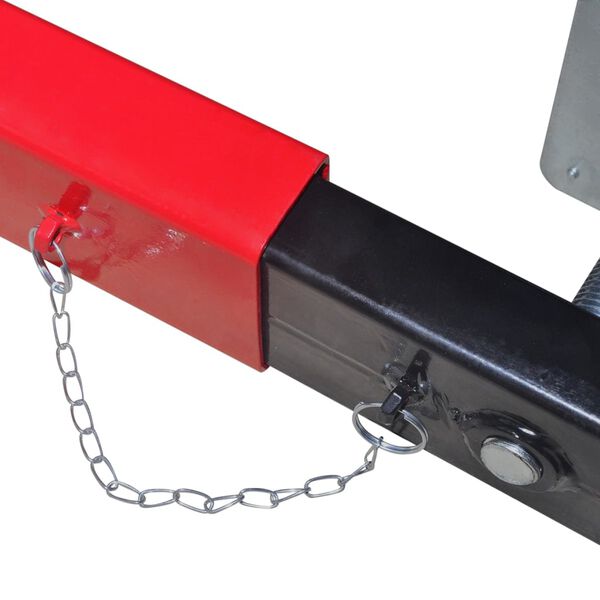 vidaXL Příčný zvedací adaptér, 2 tuny, červený