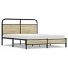vidaXL R&aacute;m postele bez matrace 160x200 cm dub sonoma kompozitn&iacute; dřevo
