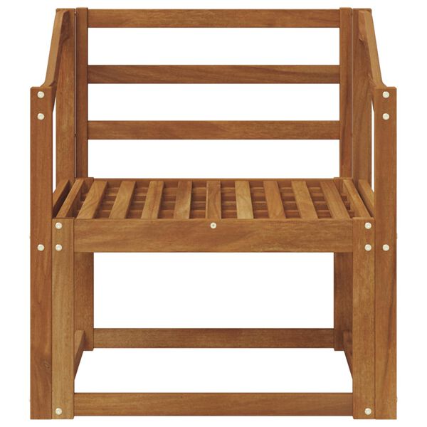 vidaXL Venkovn&iacute; pohovka Masivn&iacute; ak&aacute;tov&eacute; dřevo Př&iacute;rodn&iacute;