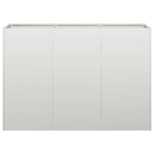 vidaXL Truhl&iacute;k 120x40x80 cm nerezov&aacute; ocel