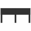 vidaXL Čelo postele Čern&yacute; dub 200 cm Kompozitn&iacute; dřevo