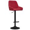 vidaXL Barové židle 2 ks vínové samet