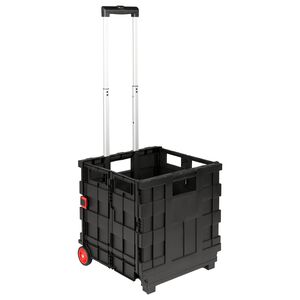 vidaXL Ko&scaron;&iacute;k Čern&aacute; a červen&aacute; 35 x 39 x 92 cm PP a elastomer