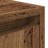 vidaXL N&aacute;stěnn&yacute; nočn&iacute; stolek old wood 38x34x40 cm
