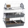 Ferplast Klec pro kr&aacute;l&iacute;ky Barn 100 Double 95 x 57 x 121 cm &scaron;ed&aacute;
