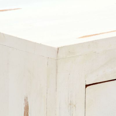 VidaXL Komoda se zásuvkami bílá 58 x 30 x 75 cm masivní akáciové dřevo