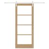 vidaXL Posuvné dveře ORKDAL Přírodní 83 x 202 cm
