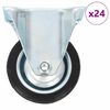 vidaXL 24 ks pevn&aacute; kolečka 75 mm