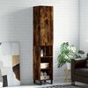 vidaXL Skř&iacute;ň highboard kouřov&yacute; dub 34,5 x 34 x 180 cm kompozitn&iacute; dřevo